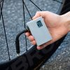 Uzlādējams LED kompresora sūknis 420mAh 120 psi - melns