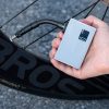 Uzlādējams LED kompresora sūknis 420mAh 120 psi - melns