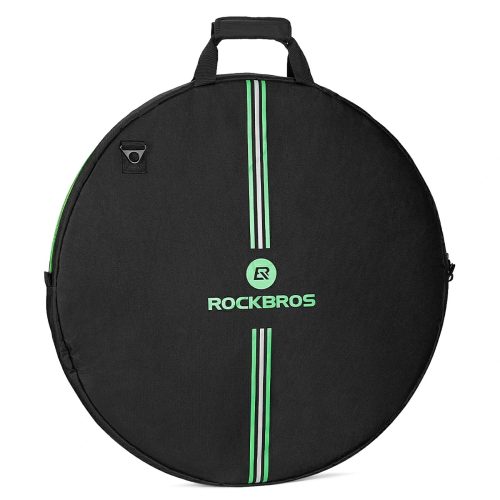 Velosipēda riteņa transportēšanas pārsegs, diametrs 74 cm - melns