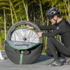 Velosipēda riteņa transportēšanas pārsegs, diametrs 74 cm - melns