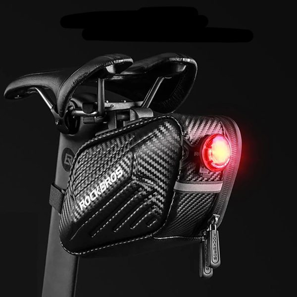 Stingra velosipēda seglu soma 1,5 l - melna