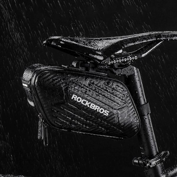 Stingra velosipēda seglu soma 1,5 l - melna
