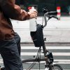 Skrejriteņa stūres soma ar vietu 1,5 l pudelei - melna