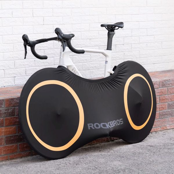 Elastīgs pārvalks 26–29 collu velosipēdiem 71 × 152 cm – melns