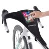 Velosipēda sviedru pārvalks ar kabatu un tālruņa lodziņu - melns