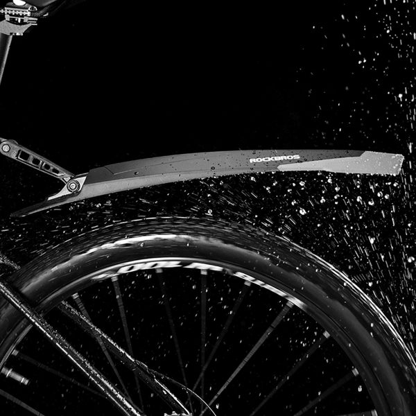 Velosipēda dubļu sargu komplekts - melns