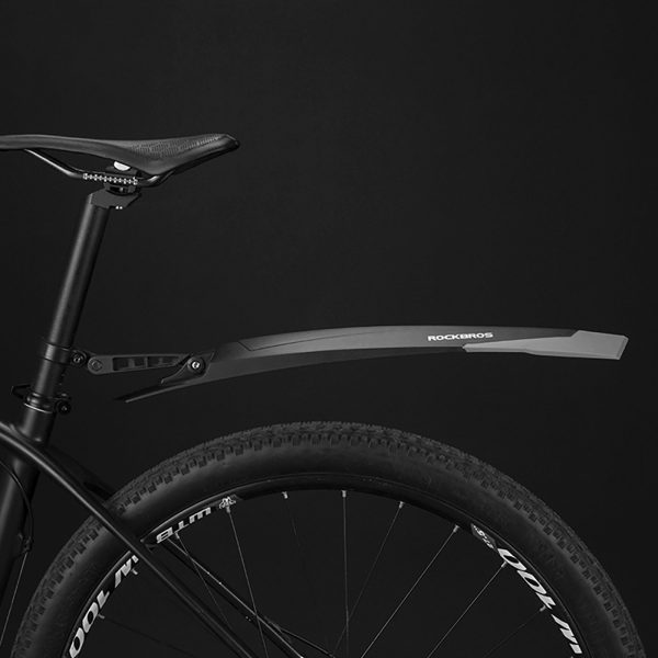 Velosipēda dubļu sargu komplekts - melns