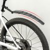 Teleskopisks saliekams velosipēda dubļu sargu komplekts - melns