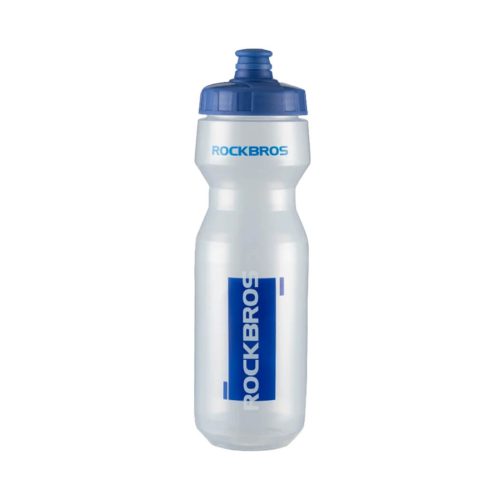 Velosipēda pudele 750 ml - caurspīdīga, zila