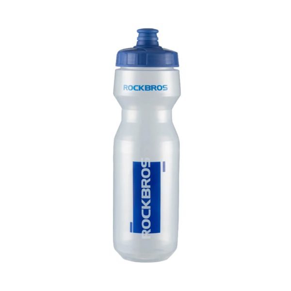 Velosipēda pudele 750 ml - caurspīdīga, zila