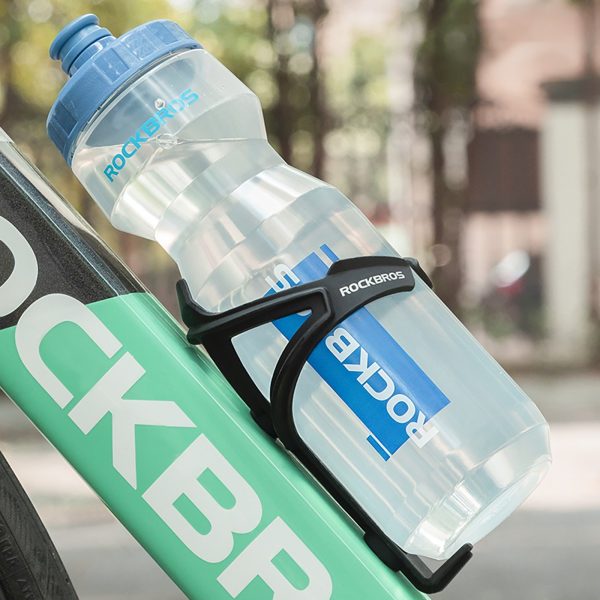 Velosipēda pudele 750 ml - caurspīdīga, zila