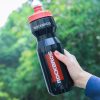 Velosipēda pudele 750 ml - melna un sarkana