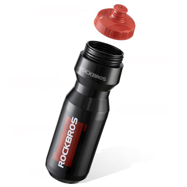 Velosipēda pudele 750 ml - melna un sarkana