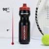 Velosipēda pudele 750 ml - melna un sarkana