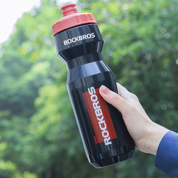Velosipēda pudele 750 ml - melna un sarkana