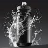 Velosipēda pudele ūdens dzērieniem 600 ml - melna