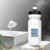 Velosipēda pudele ūdens dzērieniem 600 ml - balta