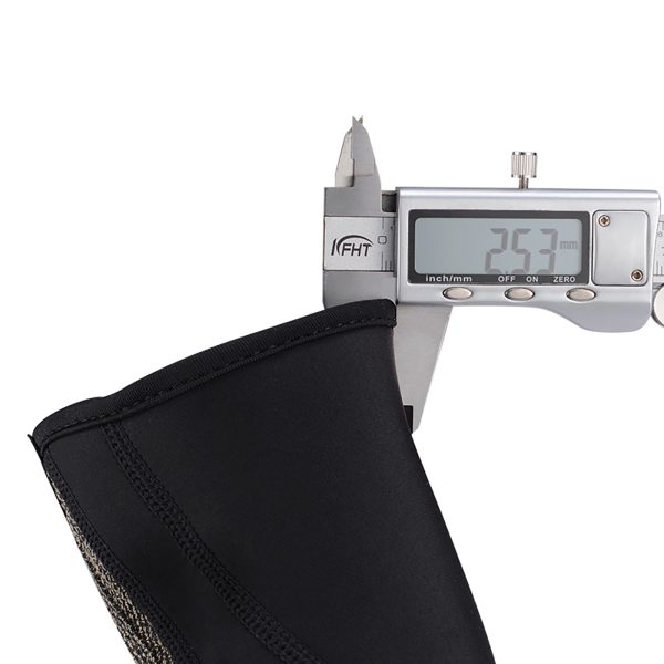 Vēja necaurlaidīgi, izolējoši apavu purngali 36–42 cm – melni