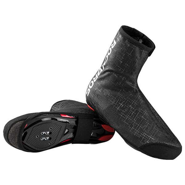 Vēja un ūdensnecaurlaidīgi apavu pārvalki 42-46 cm - melni