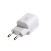 33 W USB-A USB-C sienas lādētājs ar 60 W USB-C uz USB-C 1 m kabeli - balts