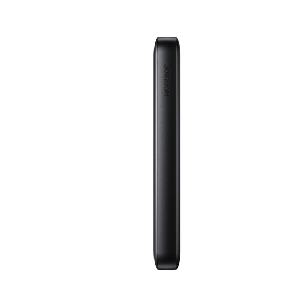 Powerbank 10000mAh 22.5W USB-A USB-C ar digitālo displeju - melns