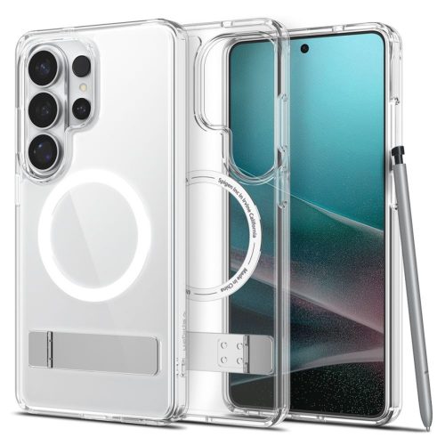 1034279-1-etui-pokrowiec-na-samsung-galaxy-s26-ultra-spigen-hurtownia-dropshipping.jpg Samsung Galaxy S26 Ultra Ultra Hybrid S MagSafe vāciņš - caurspīdīgs, balts