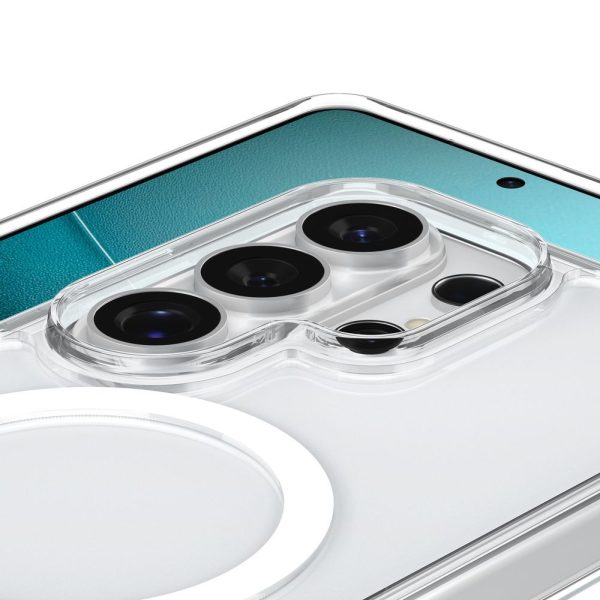 Samsung Galaxy S26 Ultra Ultra Hybrid S MagSafe vāciņš - caurspīdīgs, balts