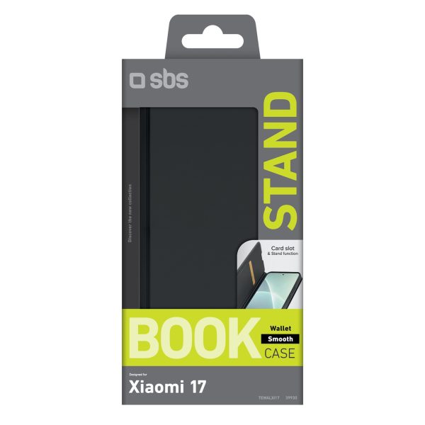 1034283-2-etui-futeral-z-klapka-na-xiaomi-17-wallet-sbs-hurtownia-dropshipping.jpg Xiaomi 17 Wallet gluds, atlokāms maciņš - melns