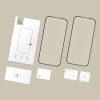 Rūdīts stikls Google Pixel 9A / 10A Glass Fit+ melns - 2 gab.