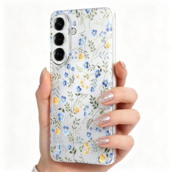 Samsung Galaxy S26 FlexAir maciņš - krāsaini ziedi