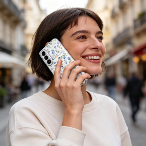 Samsung Galaxy S26 FlexAir maciņš - krāsaini ziedi