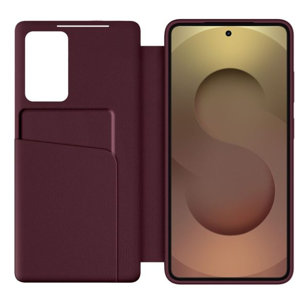 Samsung Galaxy S26 Ultra viedais maciņš - bordo