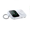 5000mAh Powerbank ar 5W bezvadu uzlādi pulksteņiem - balts