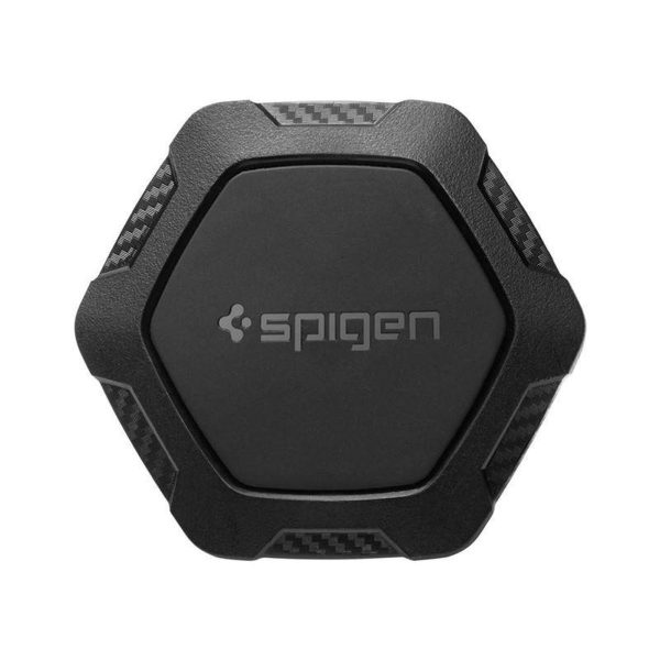 1034324-11-uchwyt-samochodowy-magnetyczny-na-telefon-spigen-hurtownia-dropshipping.jpg Magnētiskais automašīnas telefona turētājs gaisa atverei - melns