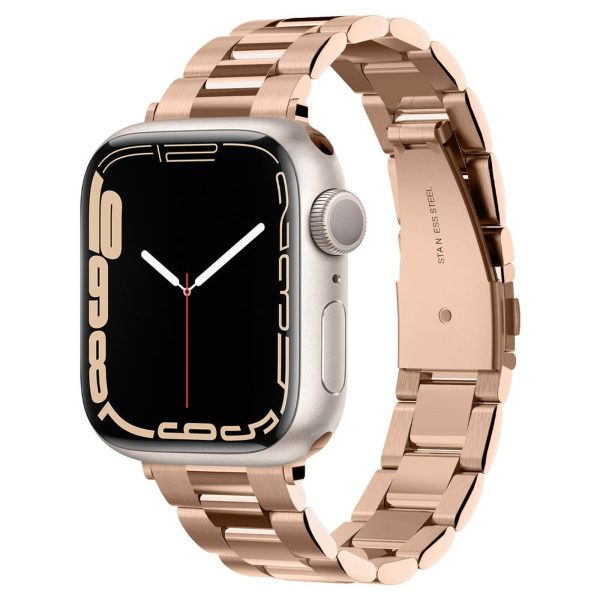 1034325-1-pasek-na-zegarek-apple-watch-4-5-6-7-8-se-38-40-41-spigen-hurtownia-dropshipping.jpg Apple Watch 4/5/6/7/8/SE 38/40/41 mm moderna piegriezuma siksniņa - rožzelta