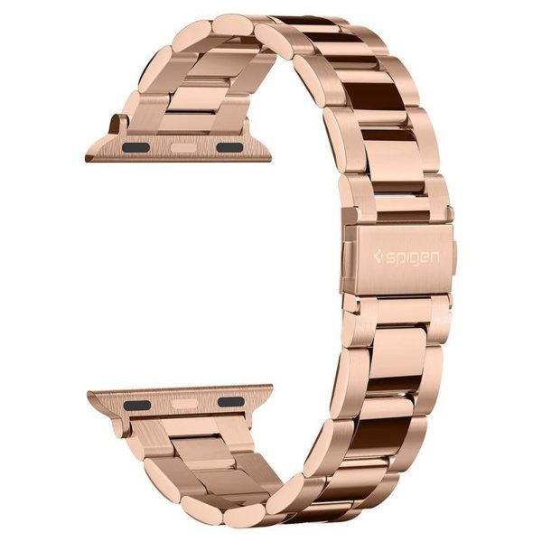 1034325-10-pasek-na-zegarek-apple-watch-4-5-6-7-8-se-38-40-41-spigen-hurtownia-dropshipping.jpg Apple Watch 4/5/6/7/8/SE 38/40/41 mm moderna piegriezuma siksniņa - rožzelta