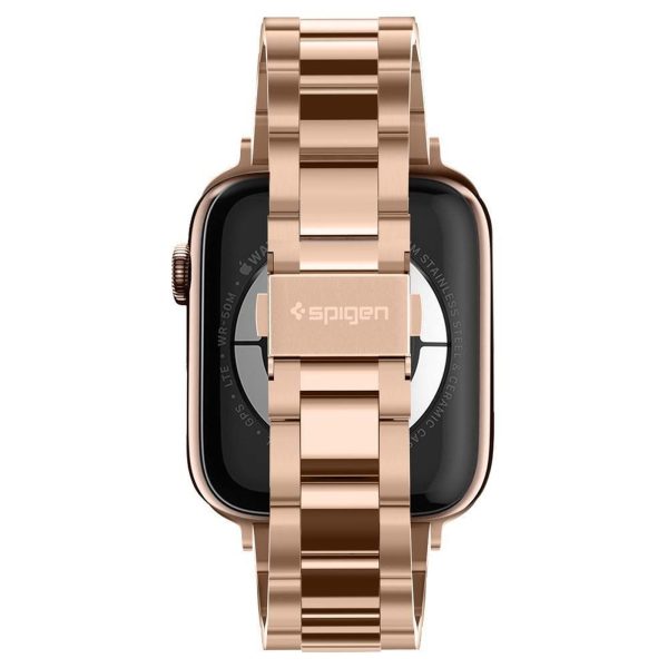 1034325-9-pasek-na-zegarek-apple-watch-4-5-6-7-8-se-38-40-41-spigen-hurtownia-dropshipping.jpg Apple Watch 4/5/6/7/8/SE 38/40/41 mm moderna piegriezuma siksniņa - rožzelta