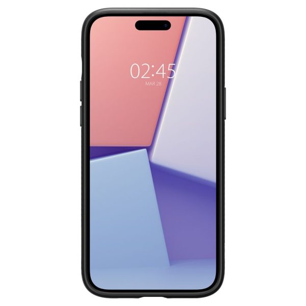 1034326-3-etui-pokrowiec-na-iphone-15-liquid-air-czarny-spigen-hurtownia-dropshipping.jpg iPhone 15 Liquid Air vāciņš - matēti melns