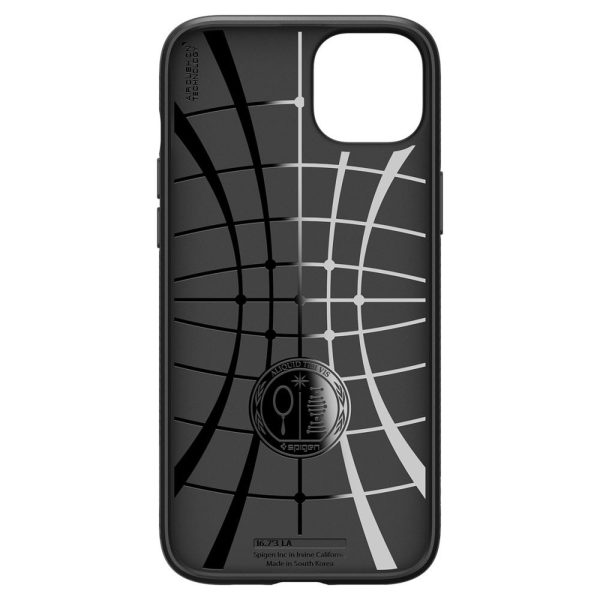 1034326-4-etui-pokrowiec-na-iphone-15-liquid-air-czarny-spigen-hurtownia-dropshipping.jpg iPhone 15 Liquid Air vāciņš - matēti melns