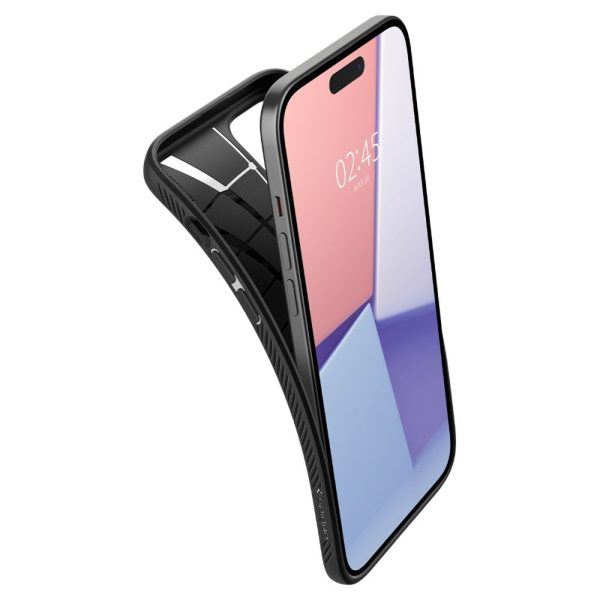 1034326-7-etui-pokrowiec-na-iphone-15-liquid-air-czarny-spigen-hurtownia-dropshipping.jpg iPhone 15 Liquid Air vāciņš - matēti melns