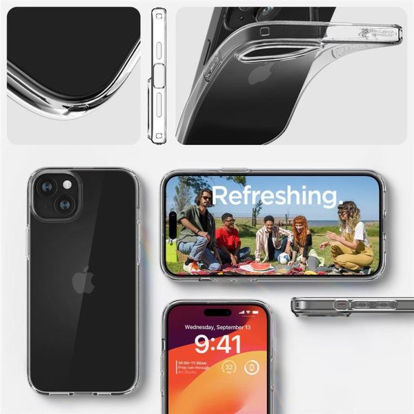 1034331-7-etui-pokrowiec-na-iphone-15-plus-crystal-flex-spigen-hurtownia-dropshipping.jpg iPhone 15 Plus Crystal Flex vāciņš — caurspīdīgs