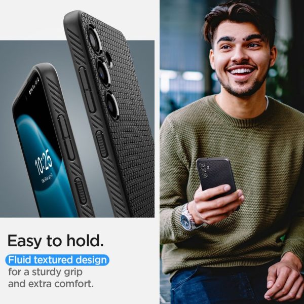 1034341-10-etui-pokrowiec-na-samsung-galaxy-s24-liquid-air-spigen-hurtownia-dropshipping.jpg Samsung Galaxy S24 Liquid Air maciņš - matēti melns