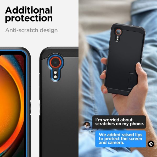 Samsung Galaxy XCover 7 izturīgs bruņu maciņš - melns
