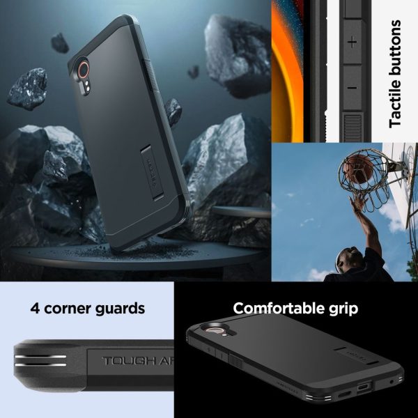 Samsung Galaxy XCover 7 izturīgs bruņu maciņš - melns