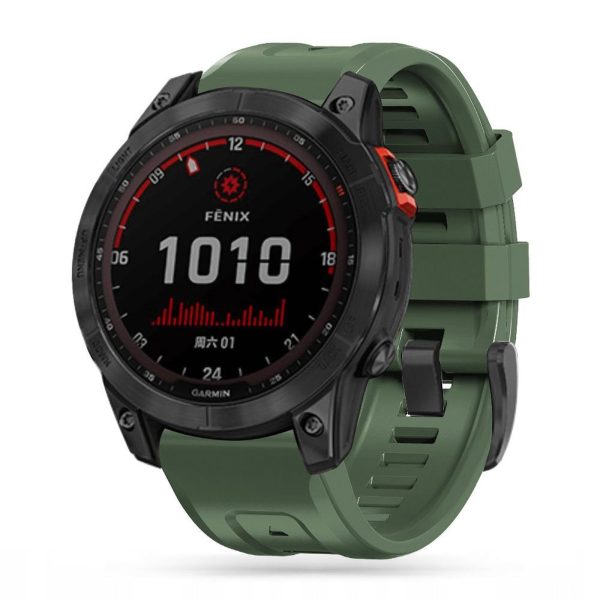 Garmin Fenix 5 / 6 / 6 Pro / 7 IconBand pulksteņa siksniņa - zaļa