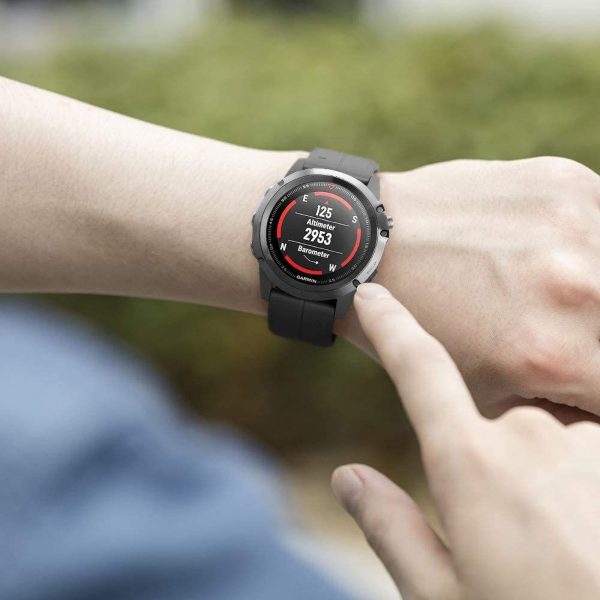 Garmin Fenix 5 / 6 / 6 Pro / 7 IconBand pulksteņa siksniņa - zaļa