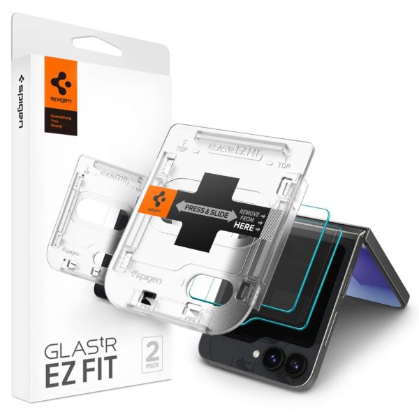 Rūdīts stikls Samsung Galaxy Z Flip 6 Glas.tR EZ Fit - 2 gab.
