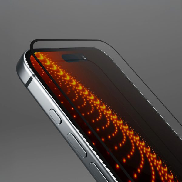 Rūdīts stikls ar rāmi iPhone 16 Pro rūdīta stikla D3O
