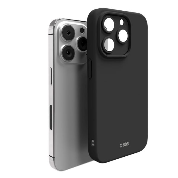 iPhone 15 Pro Max pilnībā aktīvs maciņš D3O - melns