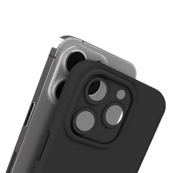iPhone 15 Pro Max pilnībā aktīvs maciņš D3O - melns